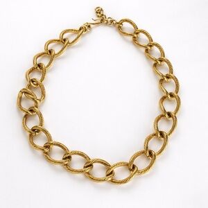 Vintage Chunky Gold Chain Necklace